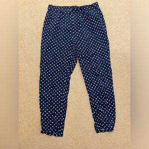 Madewell polka dot summer stretchy pants